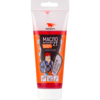 Масло моторное минеральное Смазки.ру 9230 Масло 2х-тактное для бензопил и САДОВОЙ техники, 200 мл туба Россия 1/32 шт.