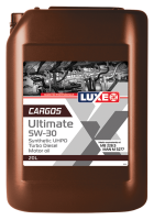 Масло моторное синтетическое LUXE B2B 30204 CARGOS Ultimate UHPD TURBO DIESEL 5W30, 20 л. АСЕА Е4/Е7 Россия 1/1 шт. Масло моторное синтетическое LUXE B2B 30204 CARGOS Ultimate UHPD TURBO DIESEL 5W30, 20 л. АСЕА Е4/Е7 Россия 1/1 шт.
