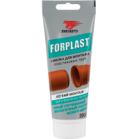 Смазка Смазки.ру 2501 силиконовая Forplast для монтажапластиковых труб, 200 мл. туба Россия 1/32 шт.
