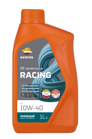 Масло моторное синтетическое Repsol Racing 4T 10W40, 1 л, JASO T903:2016 MA2; API SN, RPP2000MHC JASO T903:2016 MA2; API SN 60856/R Россия 1/12 шт.
