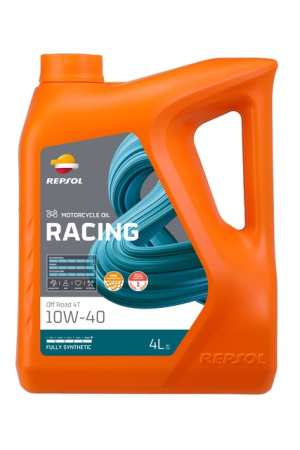 Масло моторное синтетическое Repsol Racing Off Road 4T 10W40, 4 л, JASO T903:2016 MA2; API SN, RPP2006MGB JASO T903:2016 MA2; API SN 60905/R Россия 1/